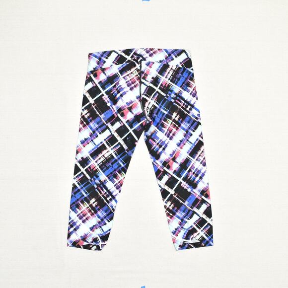 Calvin Klein Women Legging Capri Polyester Multicolor Sz M Quick Dri Performance - Picture 3 of 8